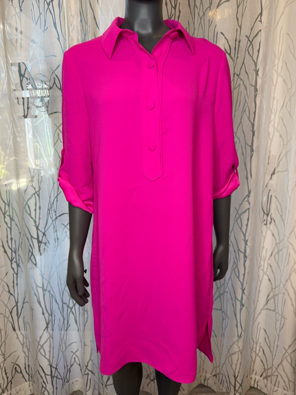 Trina Turk Portrait Shirt Dress Trina Pink Women’s size L